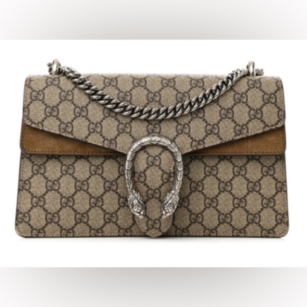 GG Supreme Monogram Small Dionysus Shoulder Bag